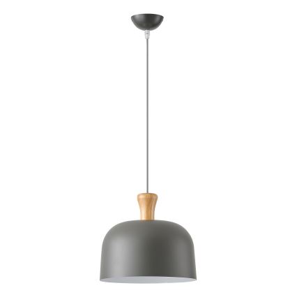 Lestenec na vrvici 1xE27/15W/230V siva pr. 27 cm