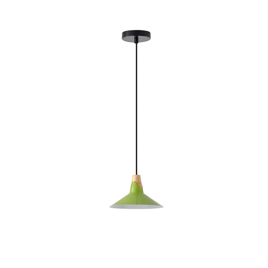 Lestenec na vrvici 1xE27/15W/230V zelena