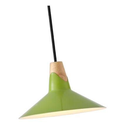 Lestenec na vrvici 1xE27/15W/230V zelena