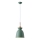 Lestenec na vrvici 1xE27/15W/230V zelena pr. 19,5 cm