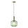 Lestenec na vrvici 1xE27/15W/230V zelena pr. 20 cm