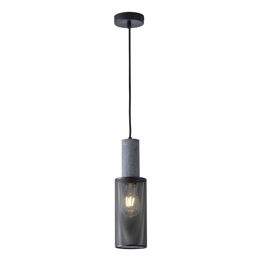 Lestenec na vrvici 1xE27/40W/230V črna