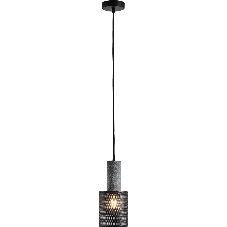 Lestenec na vrvici 1xE27/40W/230V črna