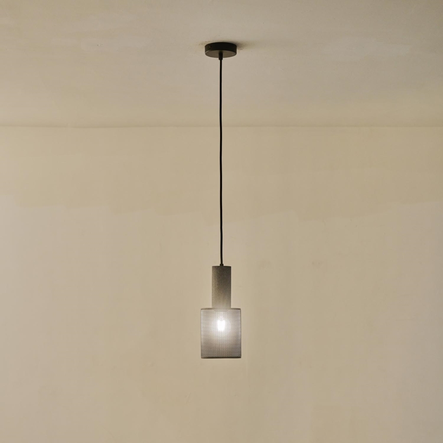 Lestenec na vrvici 1xE27/40W/230V črna