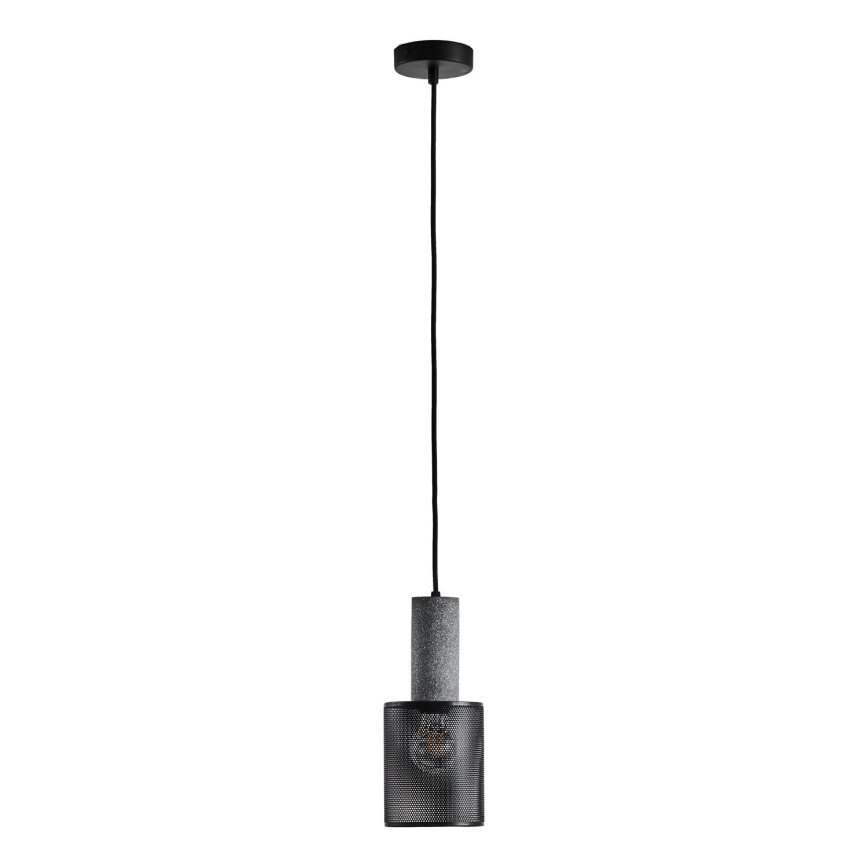 Lestenec na vrvici 1xE27/40W/230V črna