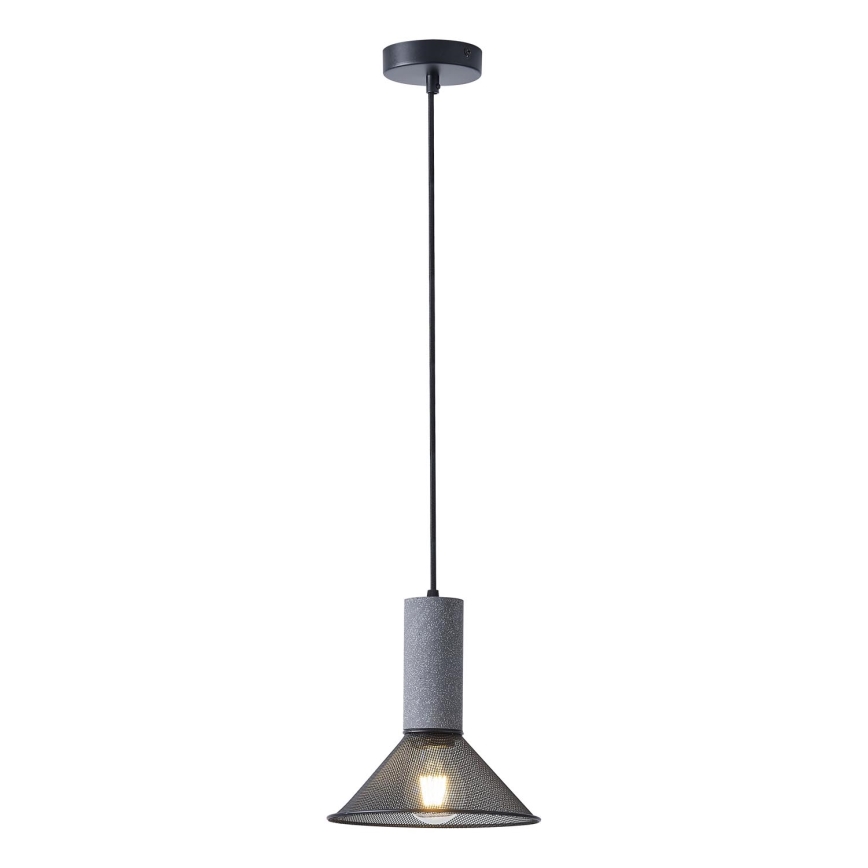 Lestenec na vrvici 1xE27/40W/230V črna