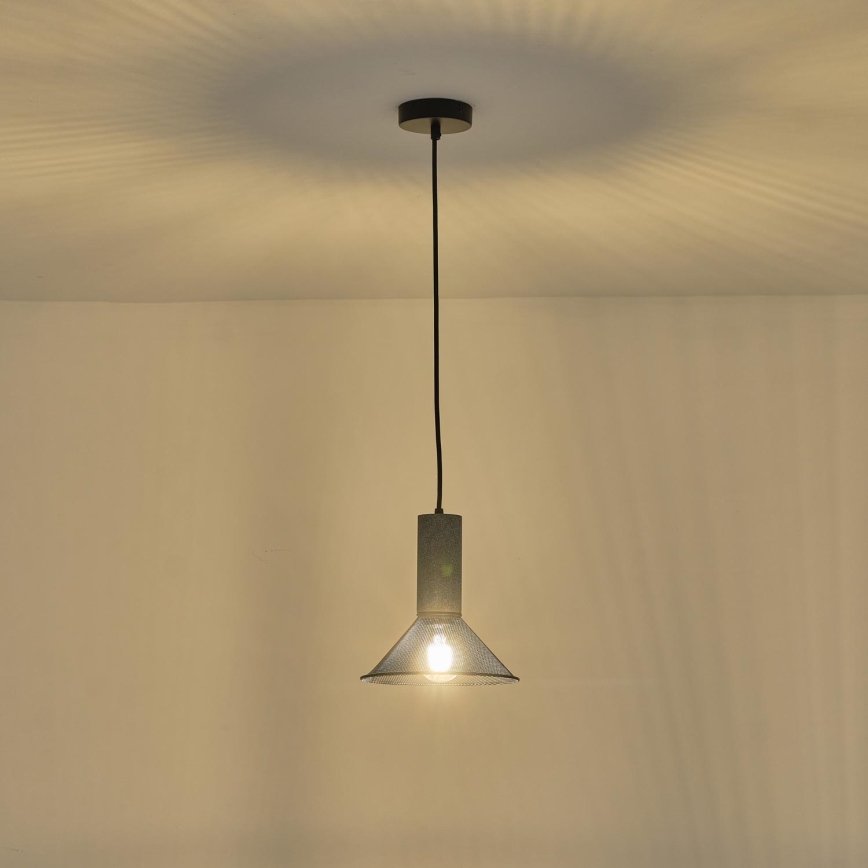 Lestenec na vrvici 1xE27/40W/230V črna