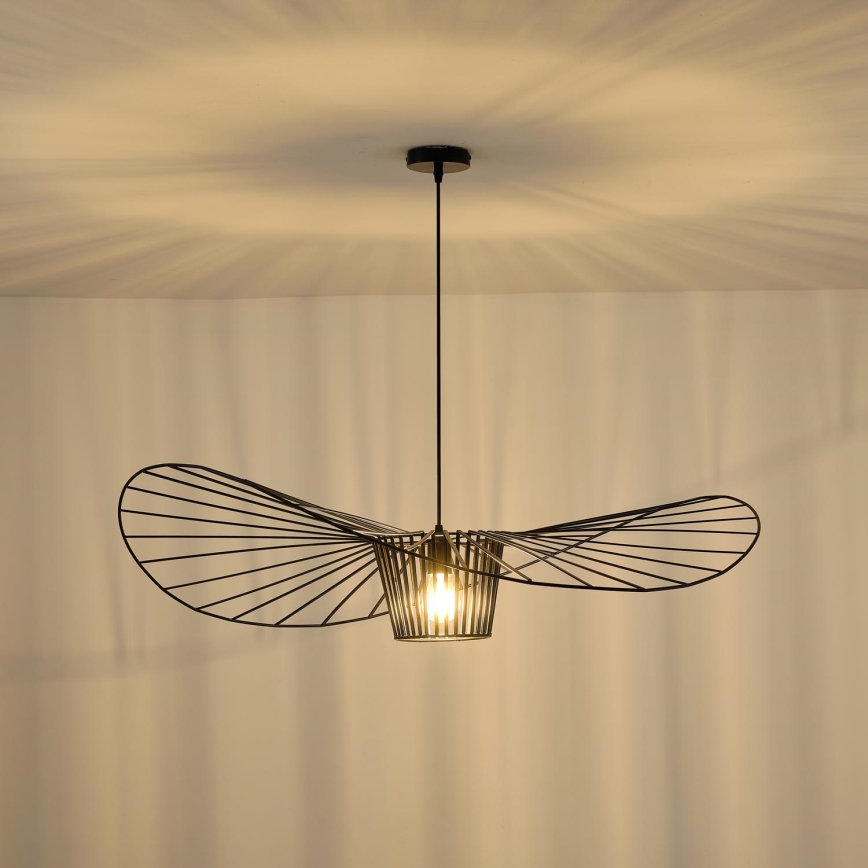 Lestenec na vrvici 1xE27/40W/230V črna
