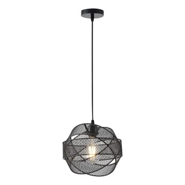 Lestenec na vrvici 1xE27/40W/230V črna
