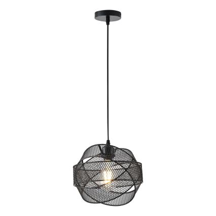 Lestenec na vrvici 1xE27/40W/230V črna