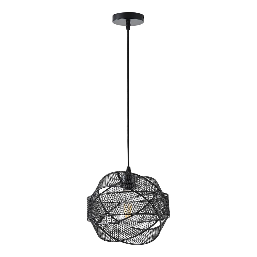 Lestenec na vrvici 1xE27/40W/230V črna