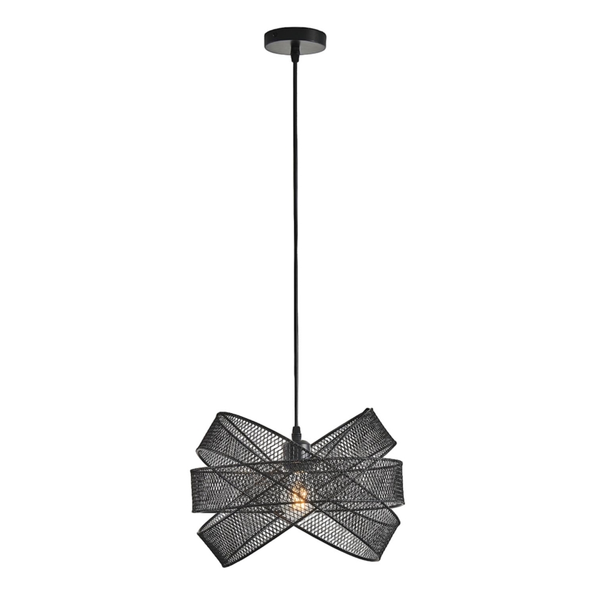 Lestenec na vrvici 1xE27/40W/230V črna