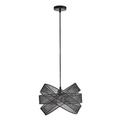 Lestenec na vrvici 1xE27/40W/230V črna