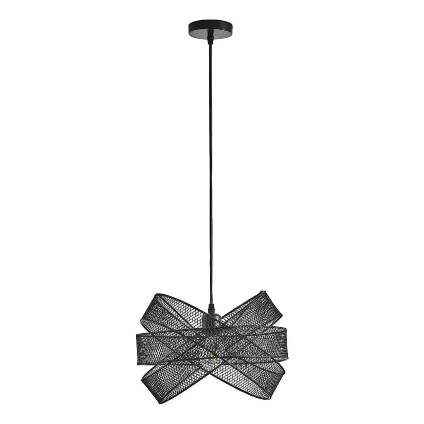 Lestenec na vrvici 1xE27/40W/230V črna
