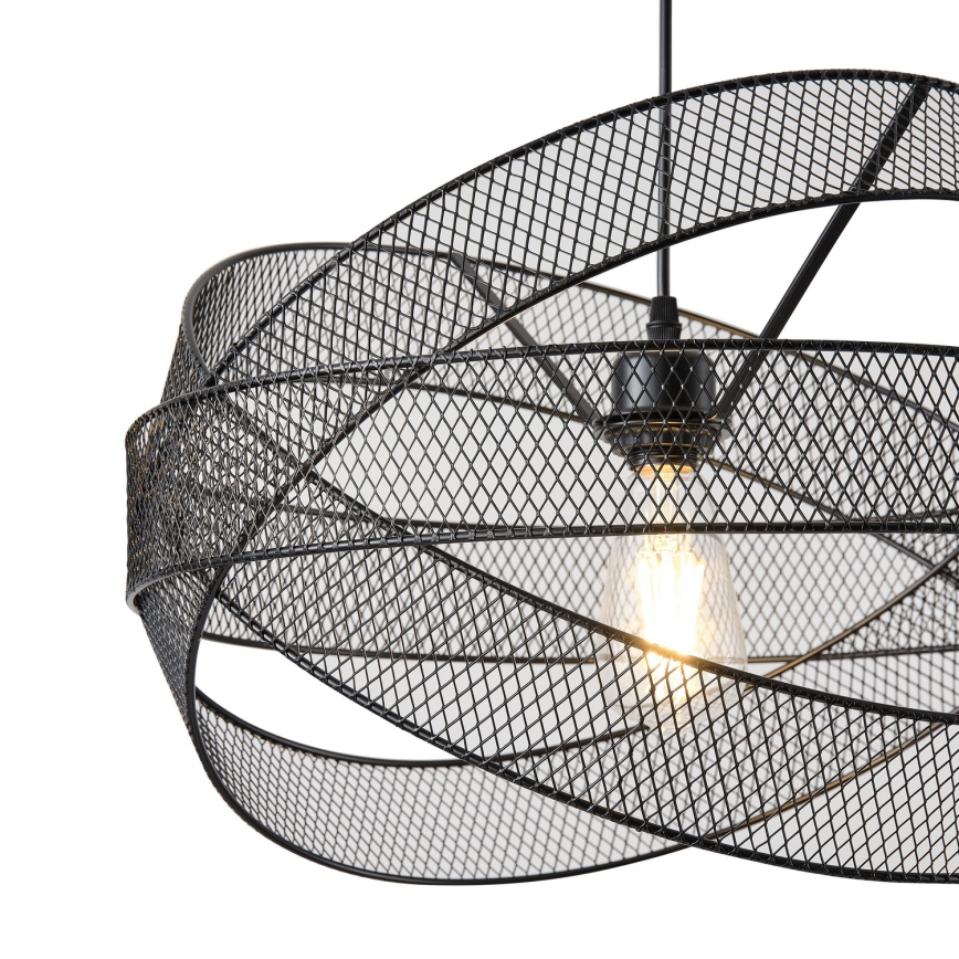 Lestenec na vrvici 1xE27/40W/230V črna