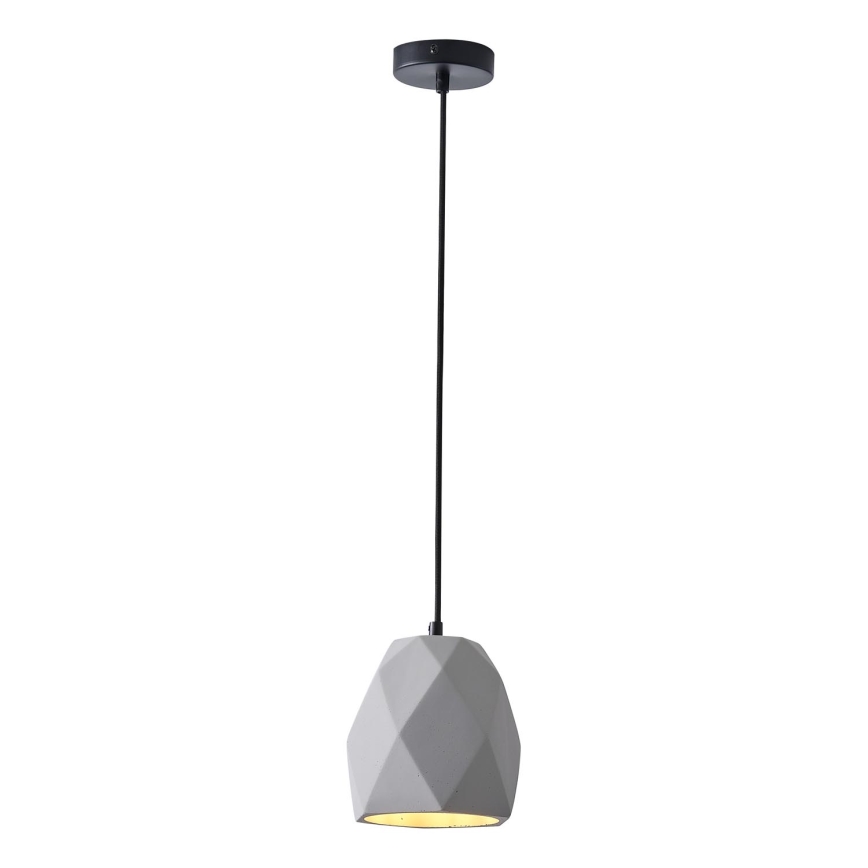 Lestenec na vrvici 1xE27/40W/230V siva