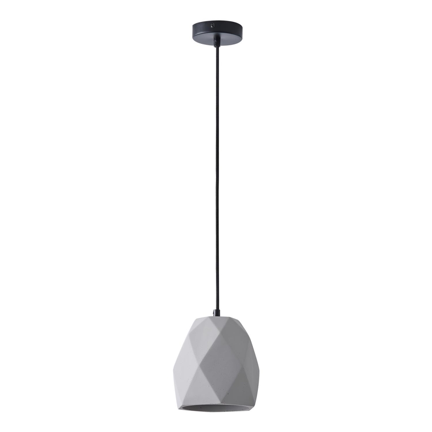Lestenec na vrvici 1xE27/40W/230V siva
