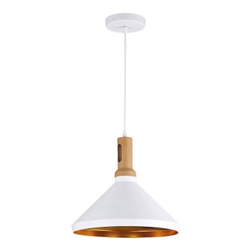 Lestenec na vrvici 1xE27/60W/230V bel 35 cm