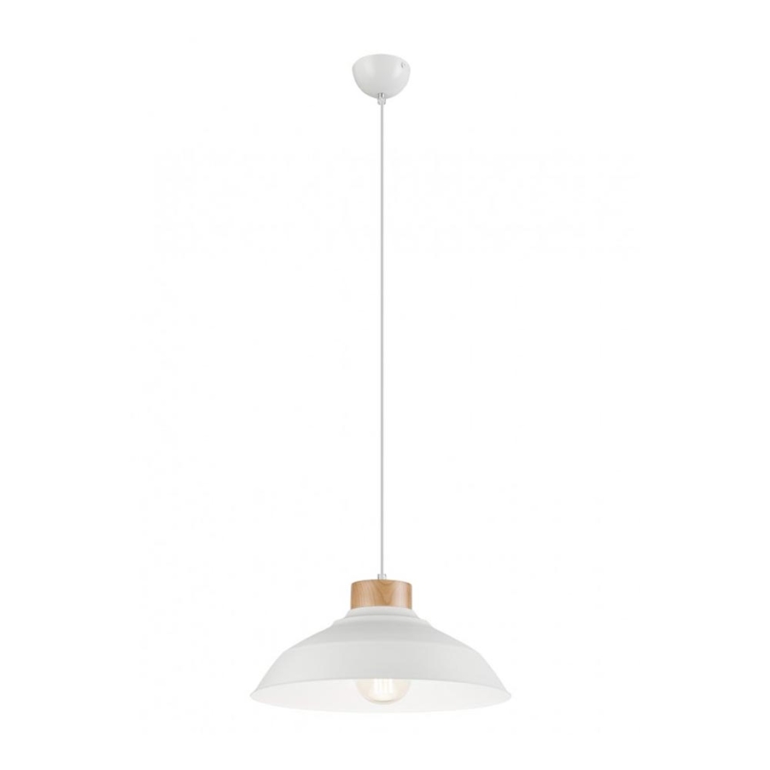 Lestenec na vrvici 1xE27/60W/230V bukev
