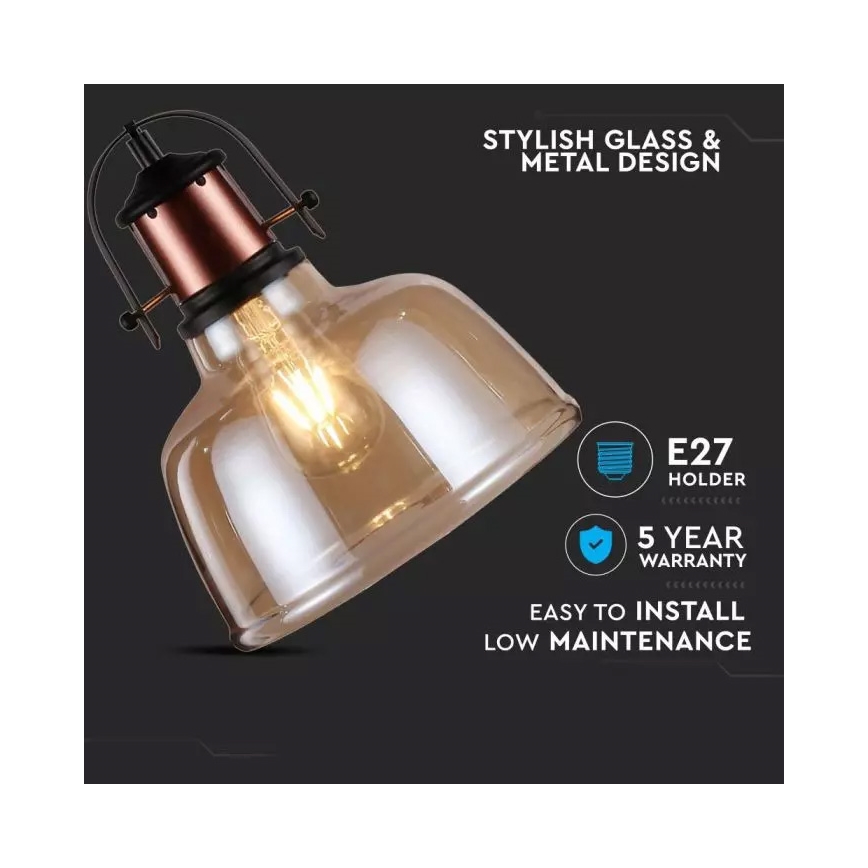 Lestenec na vrvici 1xE27/60W/230V