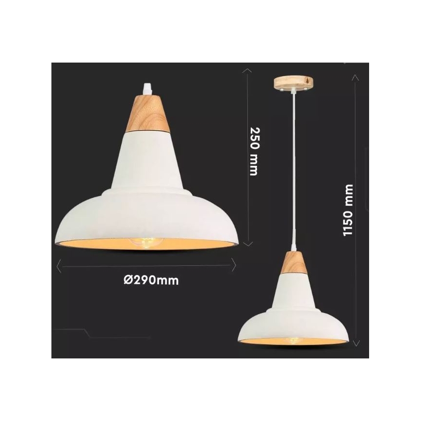 Lestenec na vrvici 1xE27/60W/230V