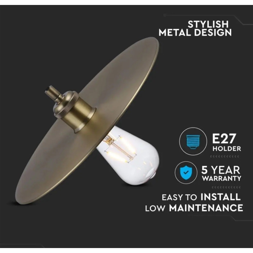 Lestenec na vrvici 1xE27/60W/230V