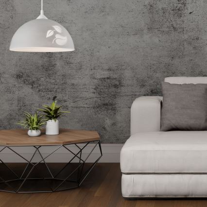 Lestenec na vrvici 1xE27/60W/230V listi