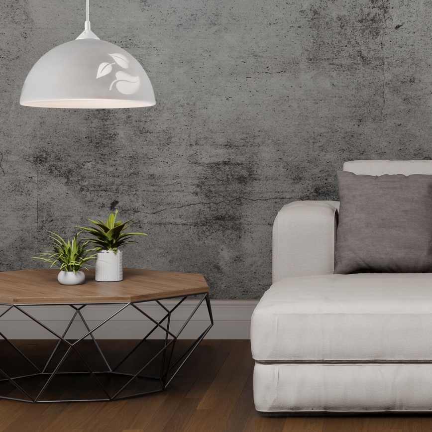 Lestenec na vrvici 1xE27/60W/230V listi