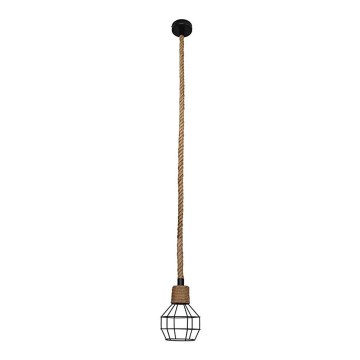 Lestenec na vrvici 1xE27/60W/230V pr. 15 cm