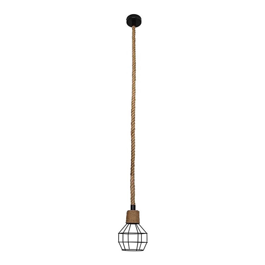 Lestenec na vrvici 1xE27/60W/230V pr. 15 cm