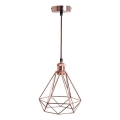 Lestenec na vrvici 1xE27/60W/230V pr. 22 cm baker