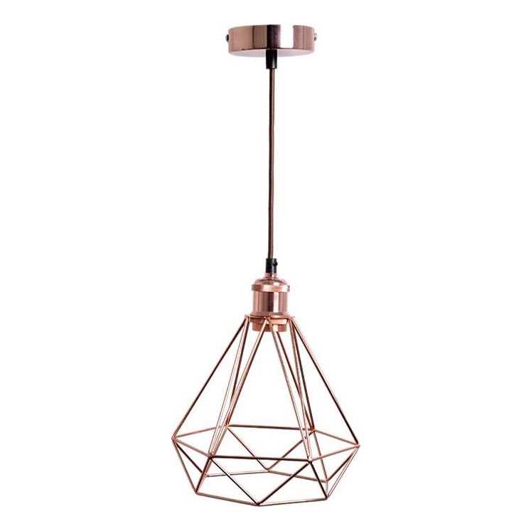 Lestenec na vrvici 1xE27/60W/230V pr. 22 cm baker