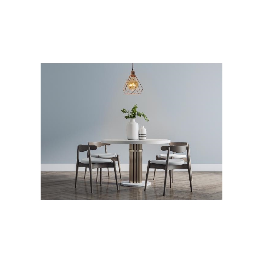 Lestenec na vrvici 1xE27/60W/230V pr. 22 cm baker