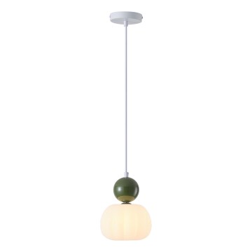 Lestenec na vrvici 1xG9/7W/230V bela/zelena