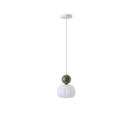 Lestenec na vrvici 1xG9/7W/230V bela/zelena