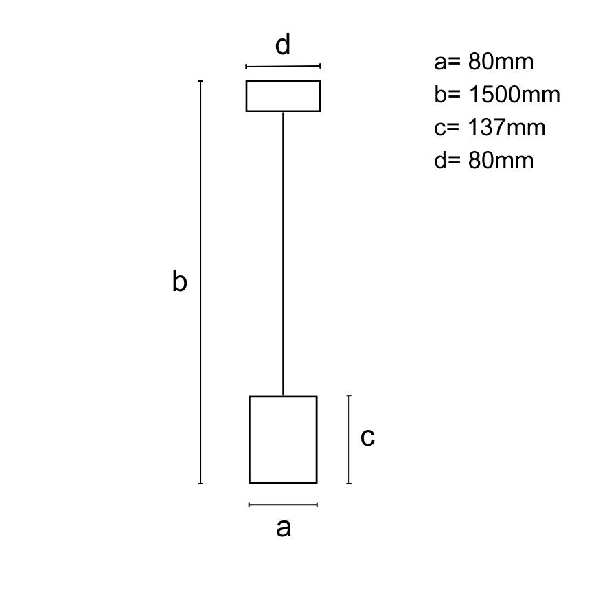 Lestenec na vrvici 1xGU10/10W/230V pepel/trden les črna
