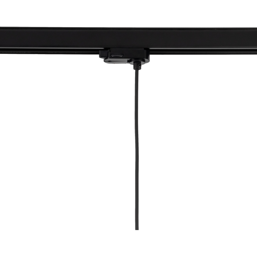 Lestenec na vrvici za tračni sistem 3-fazni TRACER 1xE27/15W/230V pr. 20 cm črna/bela