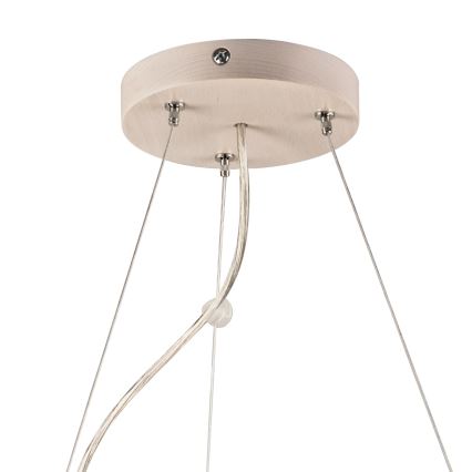 Lestenec na vrvici 3xE27/60W/230V ø 47 cm bor