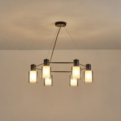 Lestenec na vrvici 6xE14/15W/230V