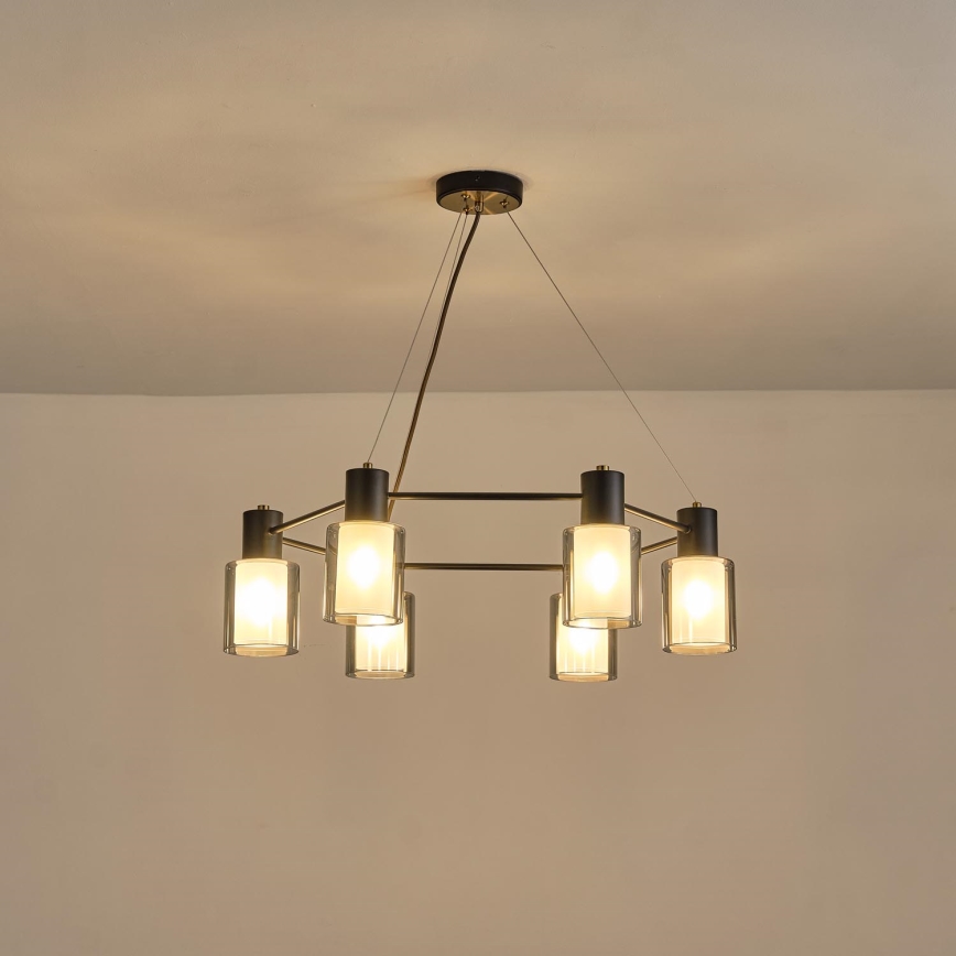 Lestenec na vrvici 6xE14/15W/230V