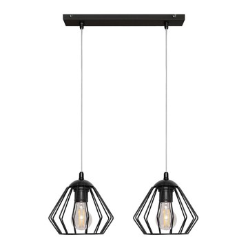 Lestenec na vrvici AGAT 2xE27/15W/230V