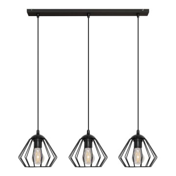 Lestenec na vrvici AGAT 3xE27/15W/230V