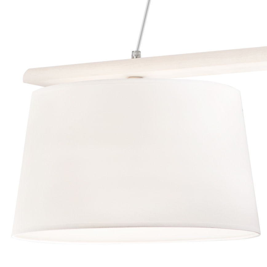 Lestenec na vrvici AIDA 2xE27/60W/230V hrast - FSC certifikat