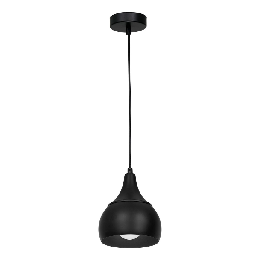 Lestenec na vrvici AKTAN 1xE27/60W/230V črn