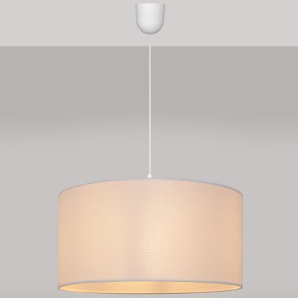 Lestenec na vrvici ALBA 1xE27/15W/230V pr. 40 cm bel