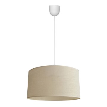 Lestenec na vrvici ALBA 1xE27/15W/230V pr. 40 cm bež