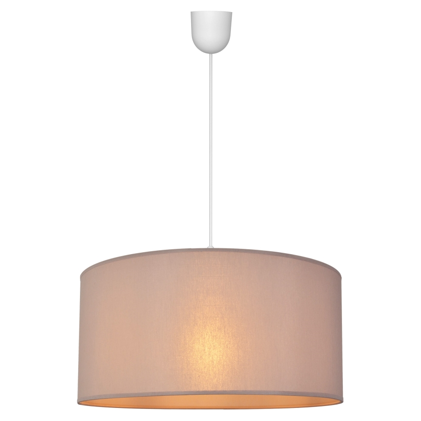 Lestenec na vrvici ALBA 1xE27/15W/230V pr. 40 cm bež