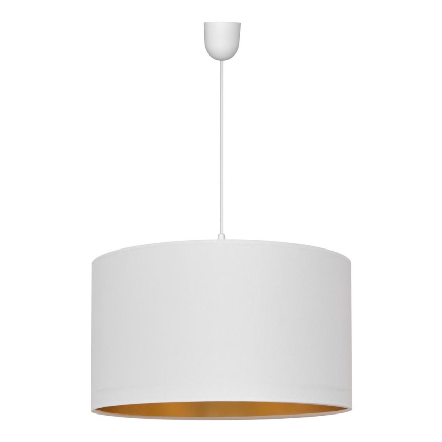 Lestenec na vrvici ALBA 1xE27/15W/230V pr. 45 cm bel/zlat