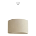 Lestenec na vrvici ALBA 1xE27/15W/230V pr. 45 cm bež