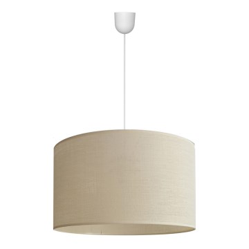 Lestenec na vrvici ALBA 1xE27/15W/230V pr. 45 cm bež